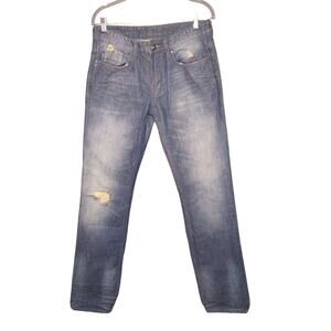 Buffalo David Bitton Six Basic Slim Straight Leg Denim Jeans Size 30 NWT